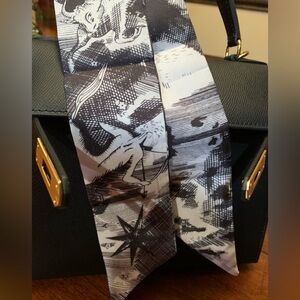 Rare silk scarf for purse, neck, hair , decor. Brand new condition.Must have!